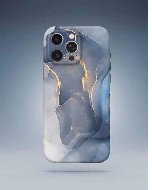 Azure Marble Aqua Stone Alora Case | Funda iPhone de Silicona Antigolpes