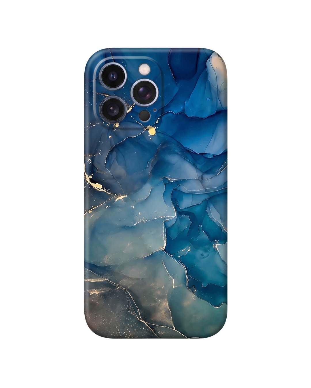 Azure Marble Midnight Vein Alora Case | Funda iPhone de Silicona Antigolpes