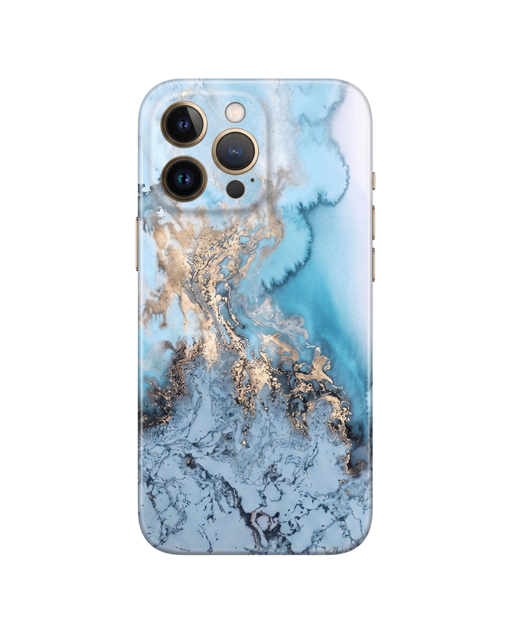 Azure Marble Sky Flow Alora Case | Funda iPhone de Silicona Antigolpes