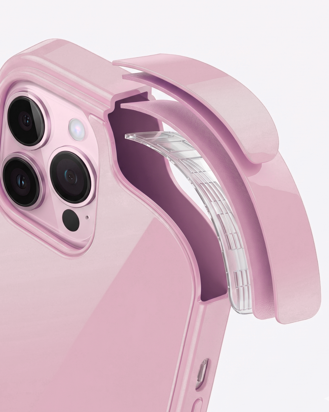 Blush Rosa Claro Alora Case | Funda iPhone de Silicona Antigolpes